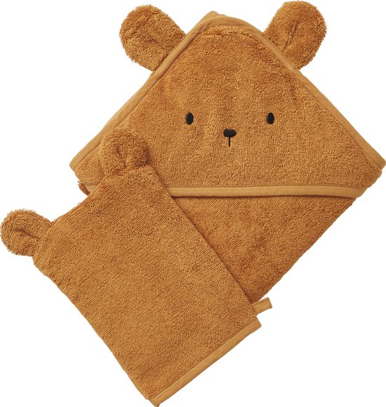 Bath cape + Wash Cloth